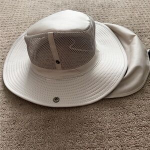 Light Beige Mesh Sun Hat for Men - Breathable Outdoor Hat